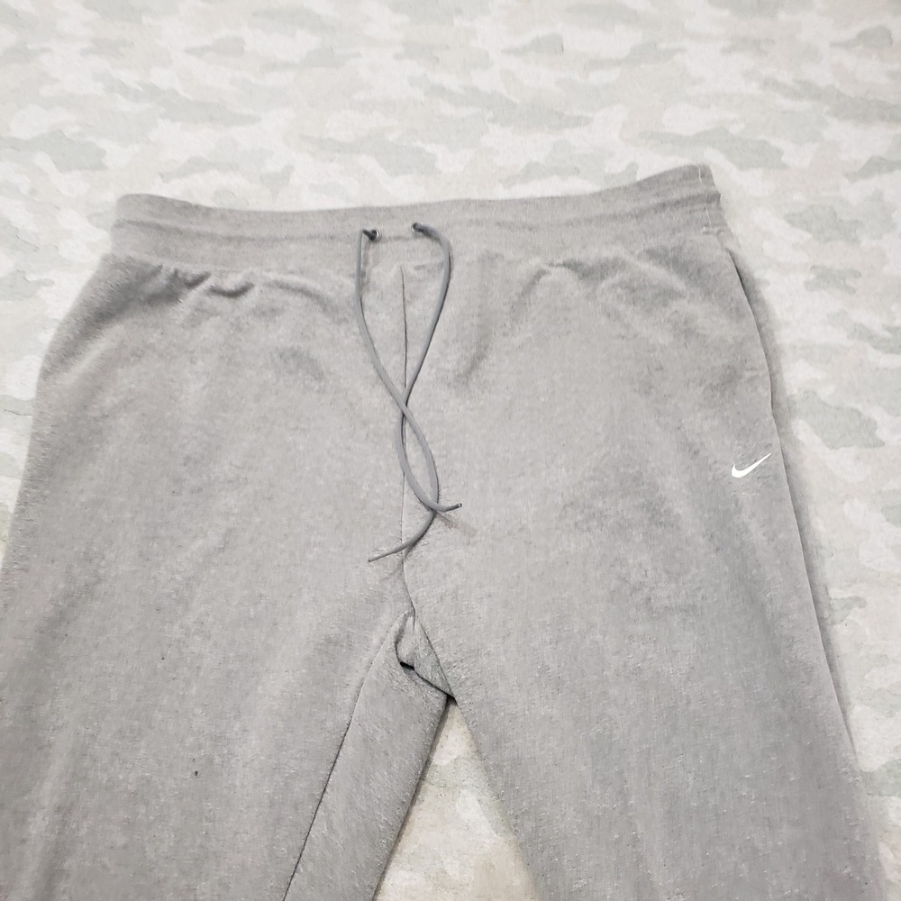 Nike‎ Joggers Womens 4X Gray Dri-Fit Hight Rise Fleece Pockets Drawstring - Picture 2 of 11